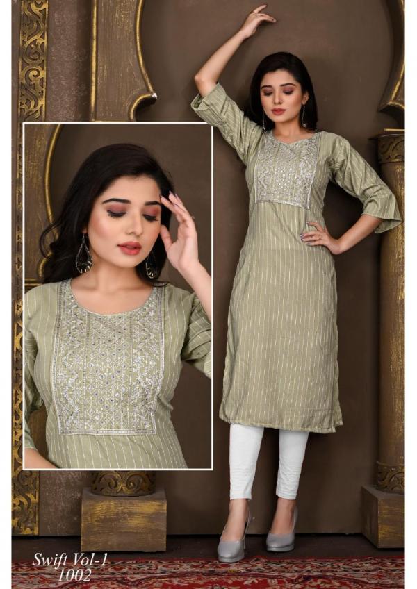 Beauty Swift Vol 1 Rayon Designer Exclusive Kurti Collection